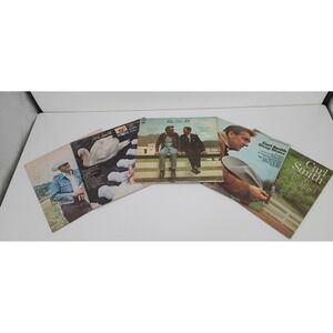 Vintage Carl Smith Vinyl LP Five Album Bundle